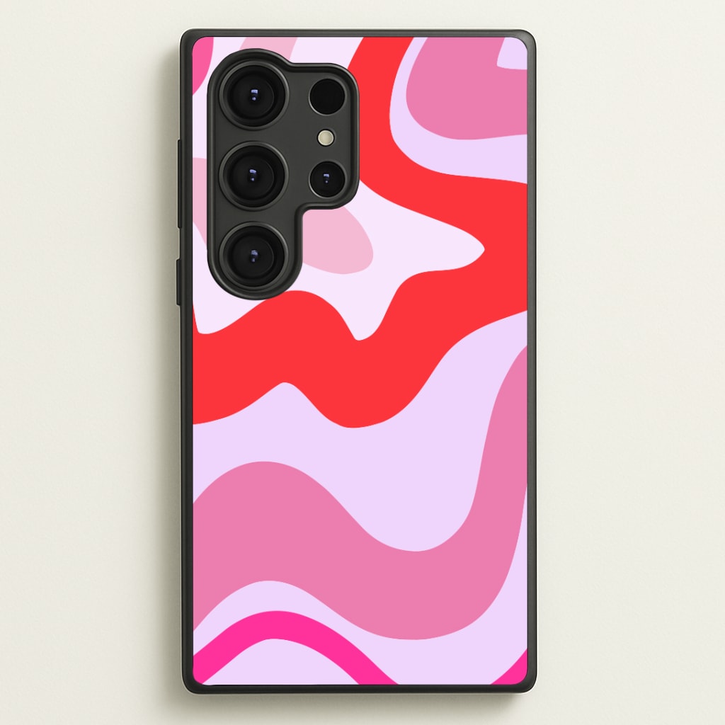 Purple & Pink Abstract Phone Case