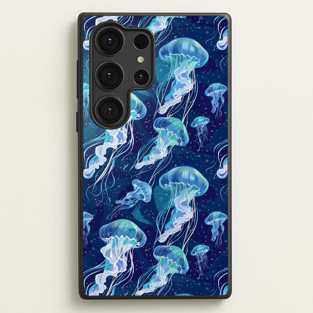 Glowing Jellyfish Drift Phone Case