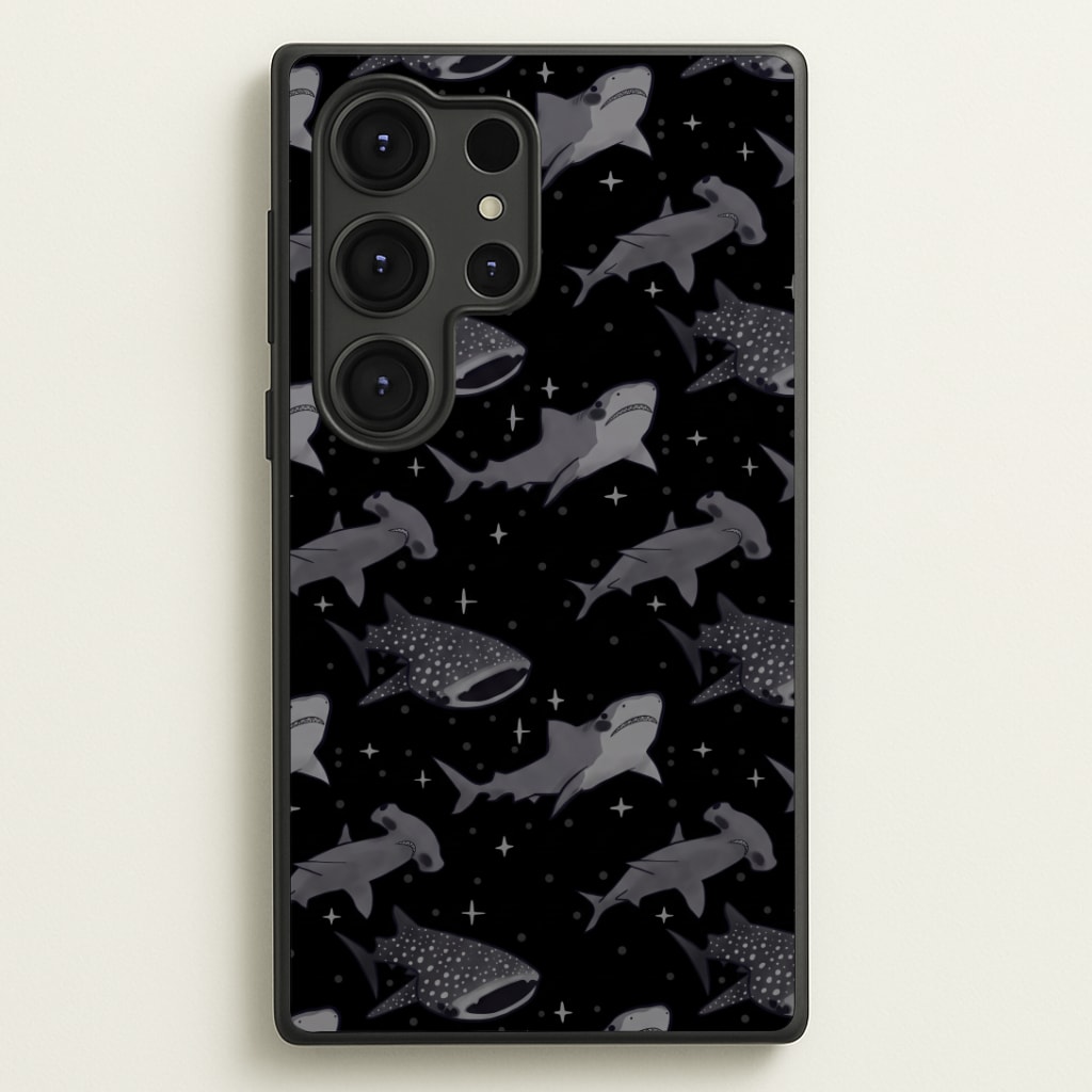 Black Shark Pattern Phone Case