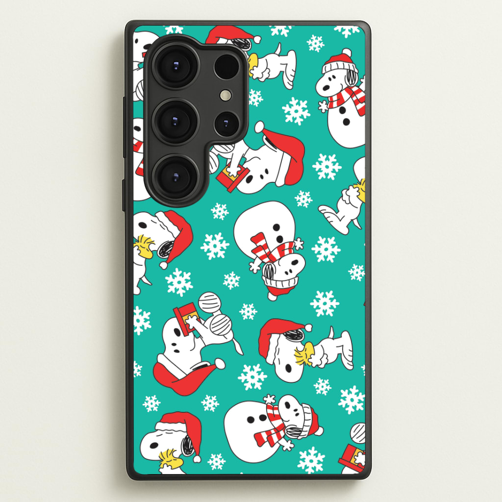 Christmas Cartoon Beagle Pattern Phone Case
