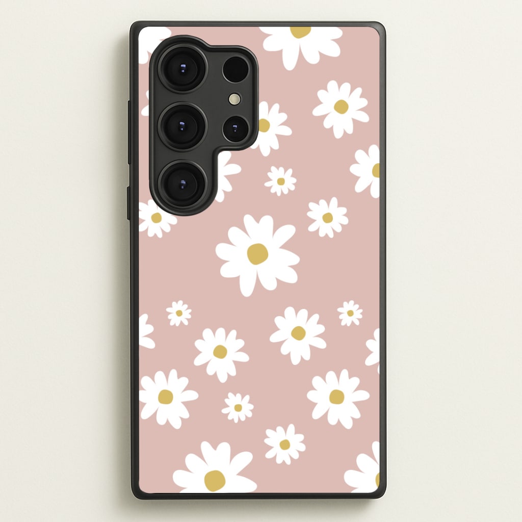 Spring Daisy Pattern Phone Case - Galaxy S25 Ultra / Standard