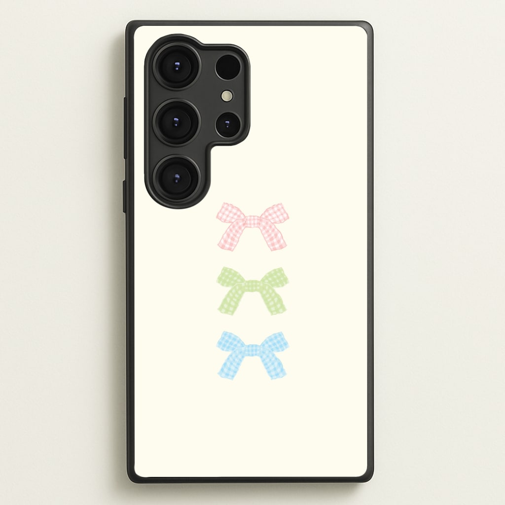 Gingham Tiered Ties Phone Case