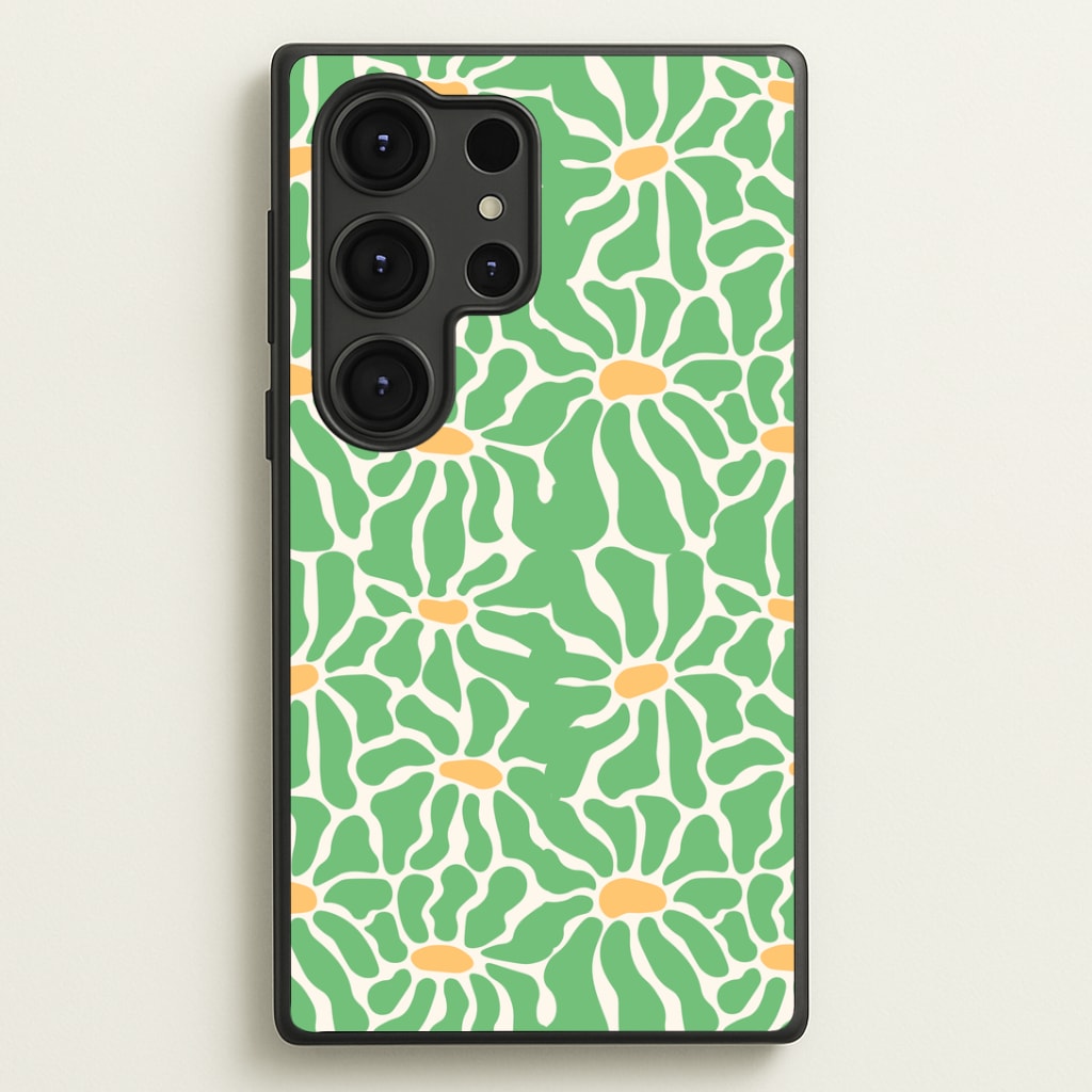 Green Flowers - Summer Phone Case