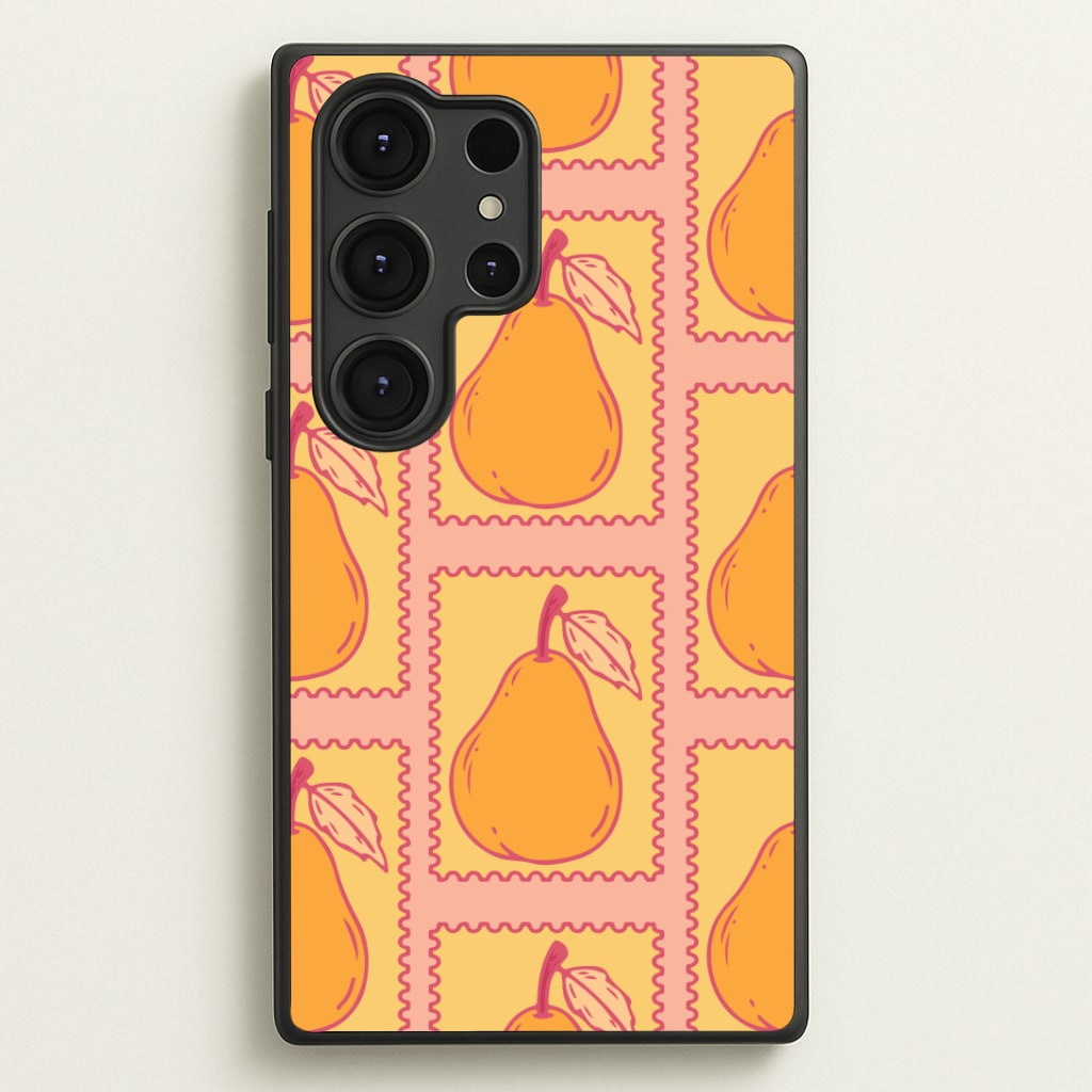 Pear Stamps Pattern Phone Case