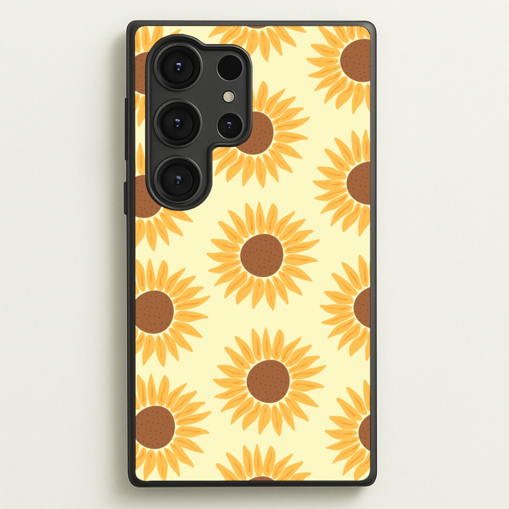 Sunflowers Abstract Pattern Phone Case
