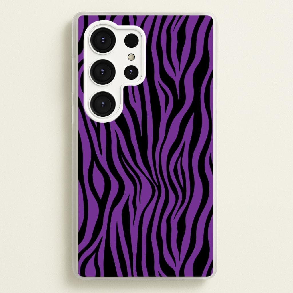 Purple Zebra - Animal Patterns Phone Case