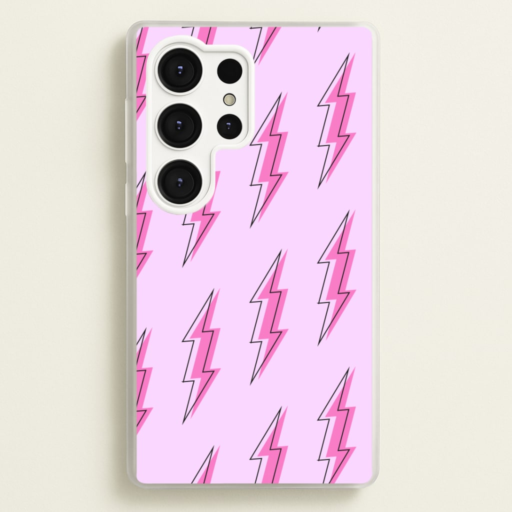 Pink Lightning - Eighties Phone Case