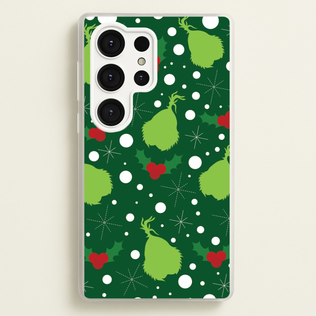Green Creature Christmas Pattern Phone Case