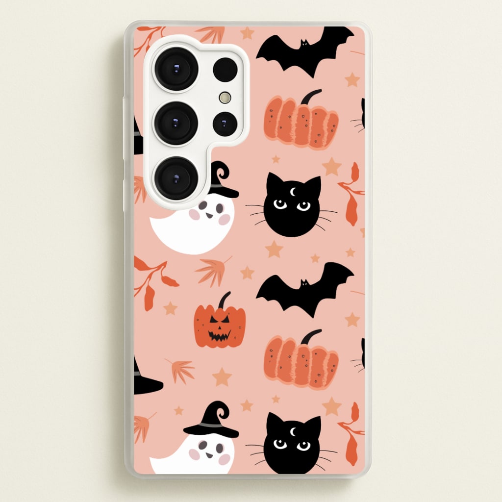 Pretty Pink Halloween Pattern Phone Case