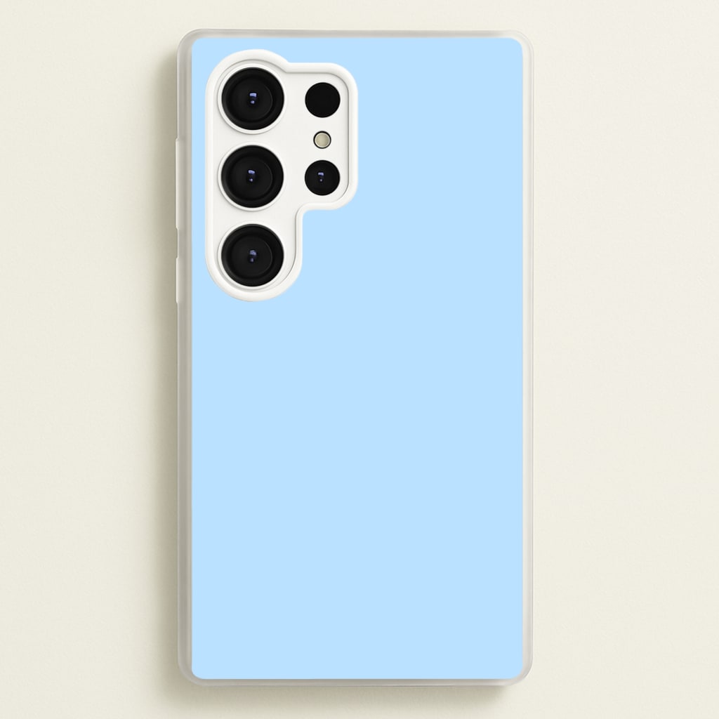 Back To Casics - Pretty Pastels - Plain Blue Phone Case