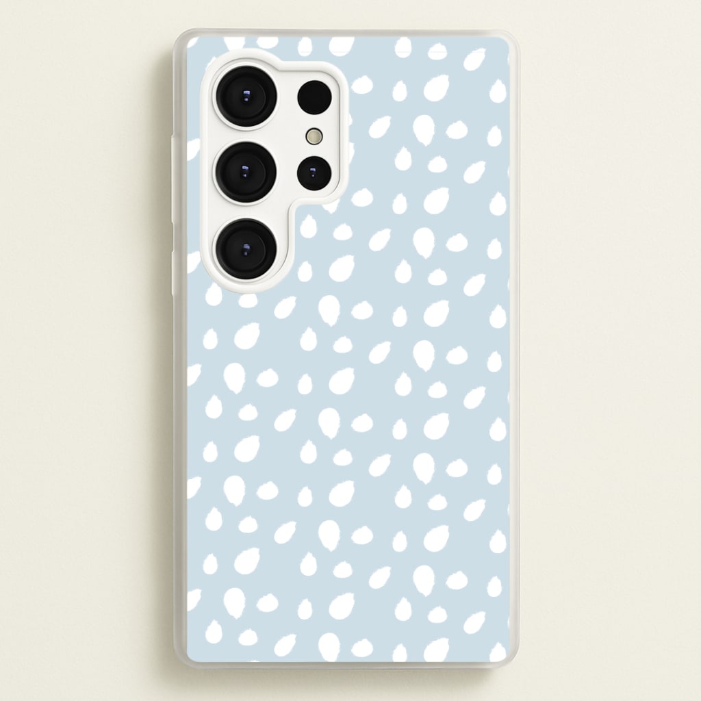 Pastel Blue Dots Phone Case
