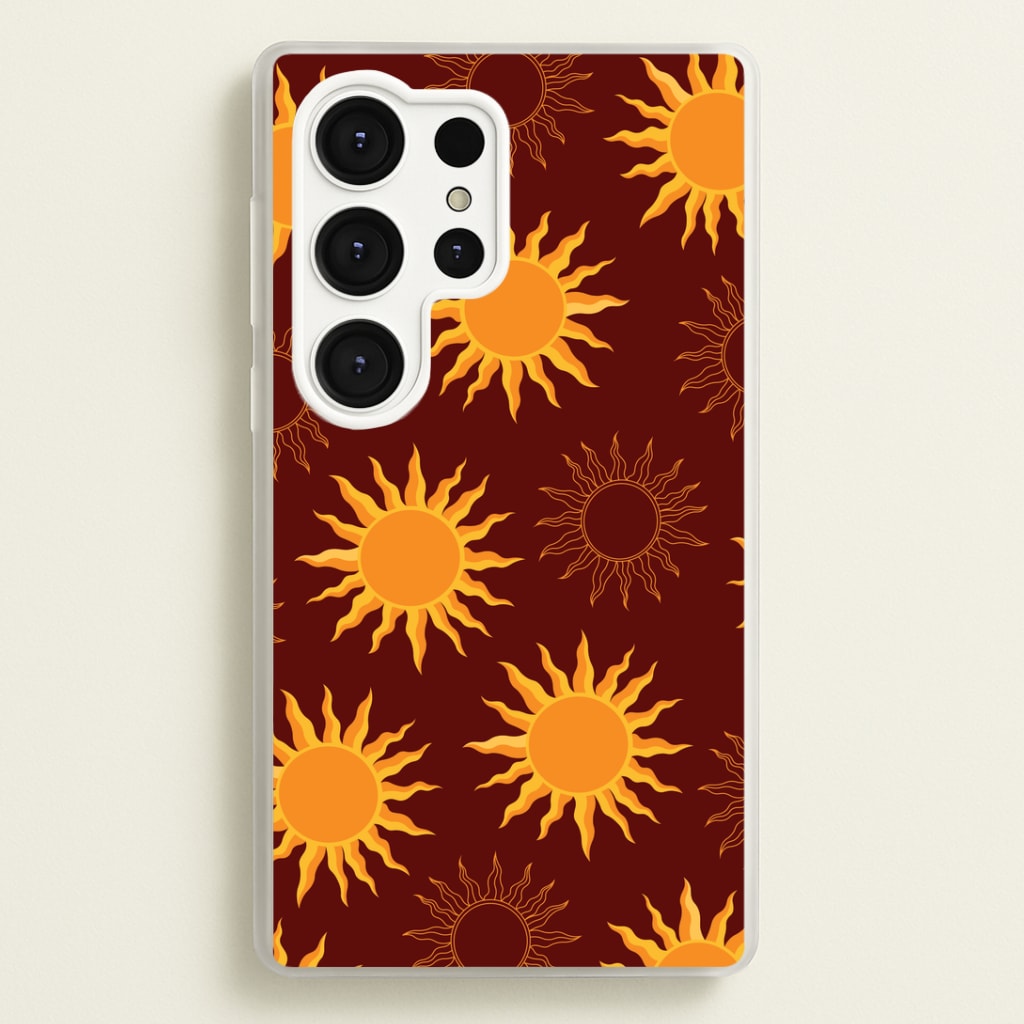 Vintage Sun Pattern Phone Case