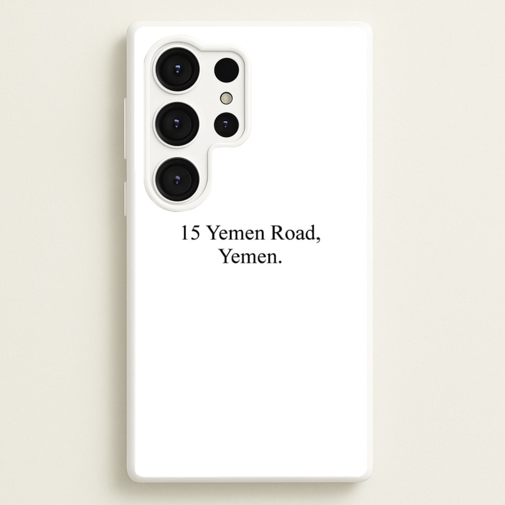 15 Yemen Road, Yemen Phone Case
