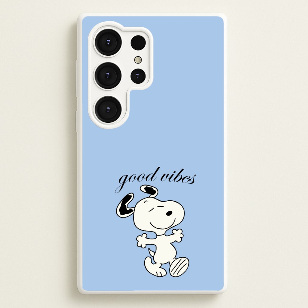 Good Vibes Cartoon Beagle Phone Case