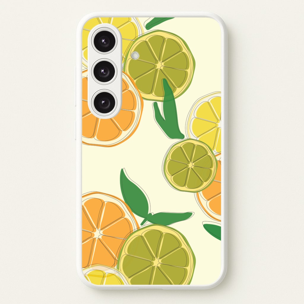 Oranges, Leomns And Limes - Fruit Patterns Phone Case