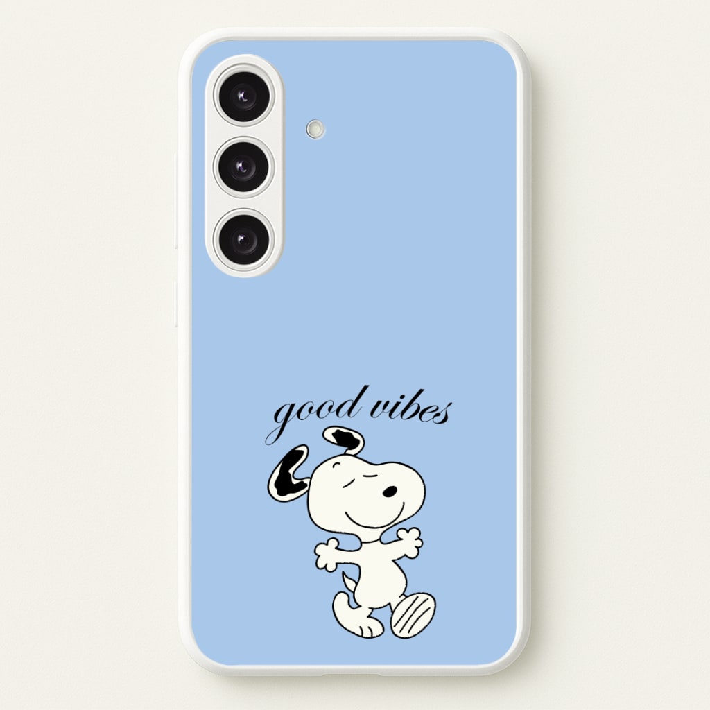 Good Vibes Cartoon Beagle Phone Case