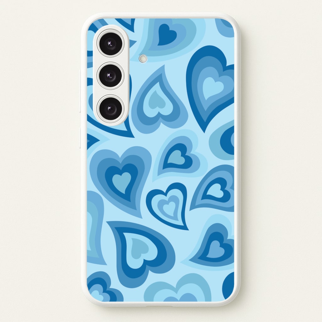 Blue Hearts - Trippy Patterns Phone Case