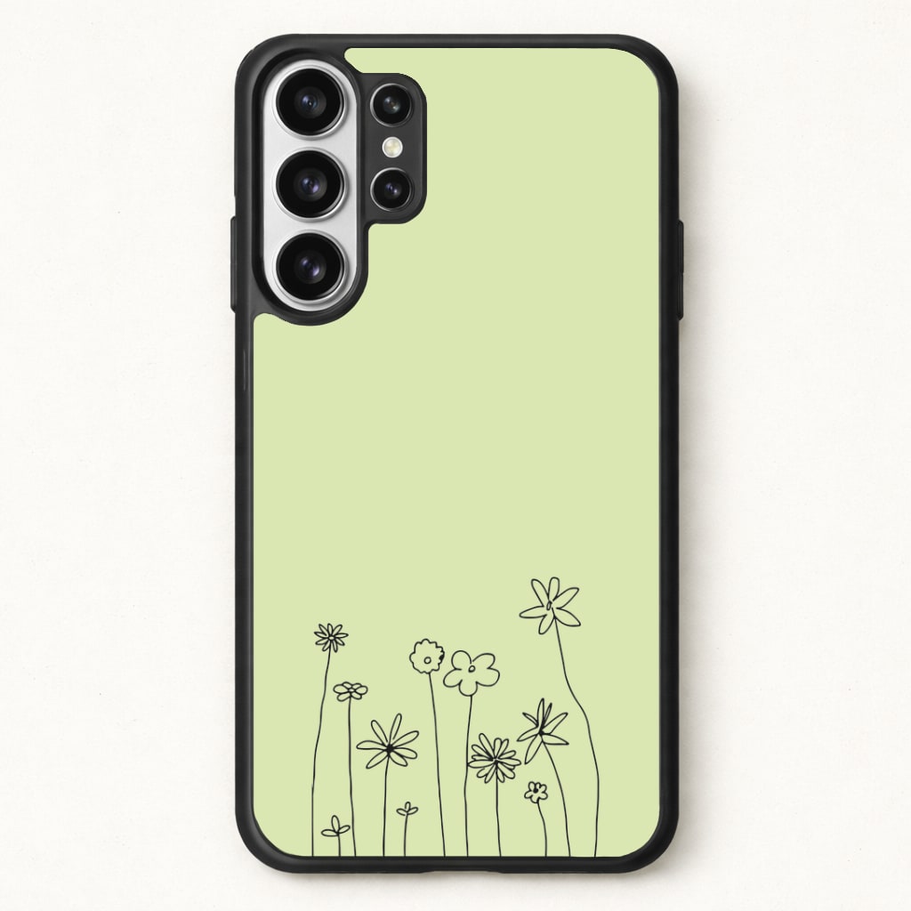 Floral Outline - Floral Phone Case