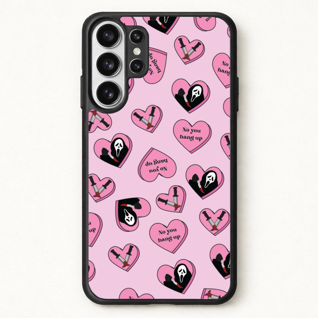 No You Hang Up Love Hearts Phone Case