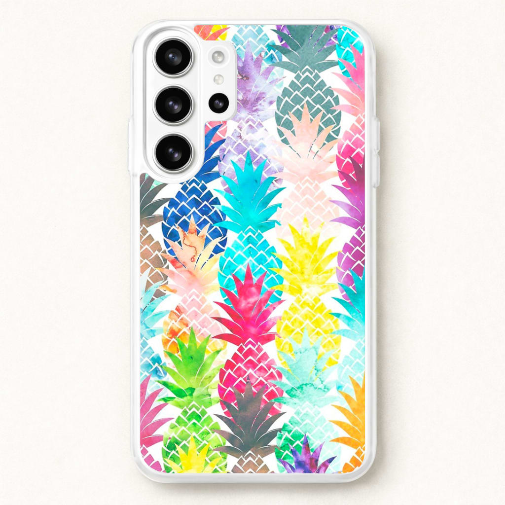 Watercolour Pineapple Pattern Phone Case