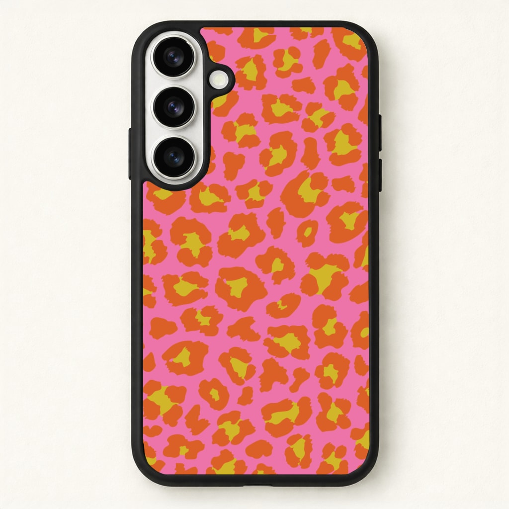 Vibrant Cheetah Print Phone Case - Galaxy S26 / Standard