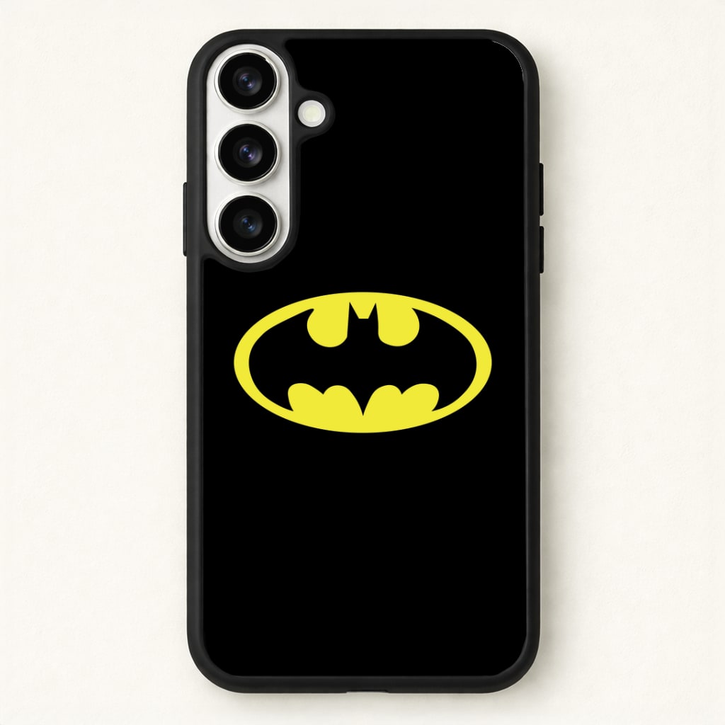 Black Bat Superhero Logo Phone Case - Galaxy S26 / Standard