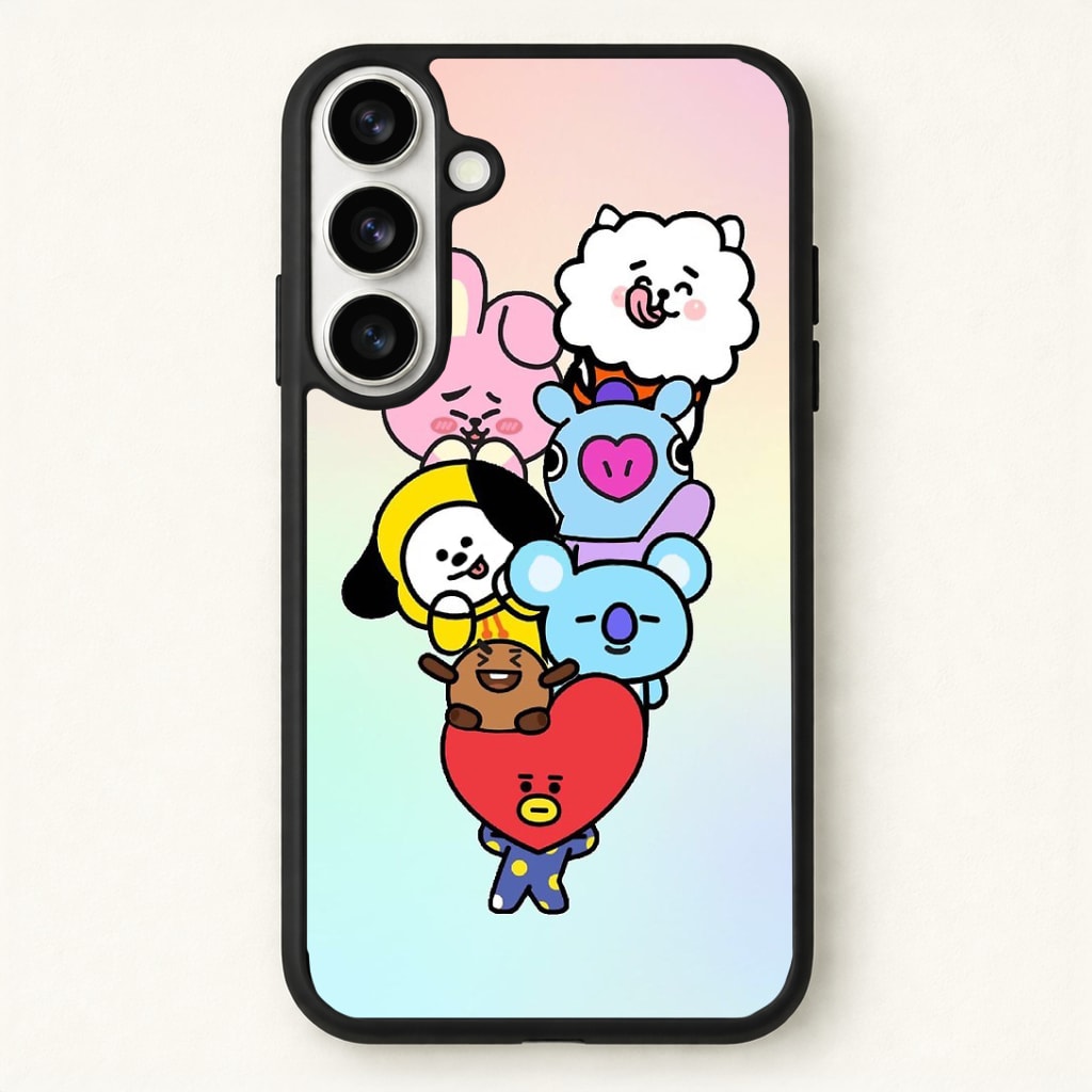 Pastel BT21 - K Pop Phone Case - Galaxy S26 / Standard