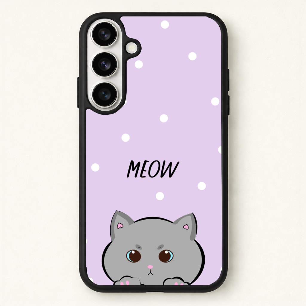 Grey Kitty - Cats Phone Case - Galaxy S26 / Standard
