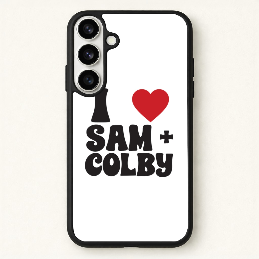 I Love S & C Phone Case - Galaxy S26 / Standard