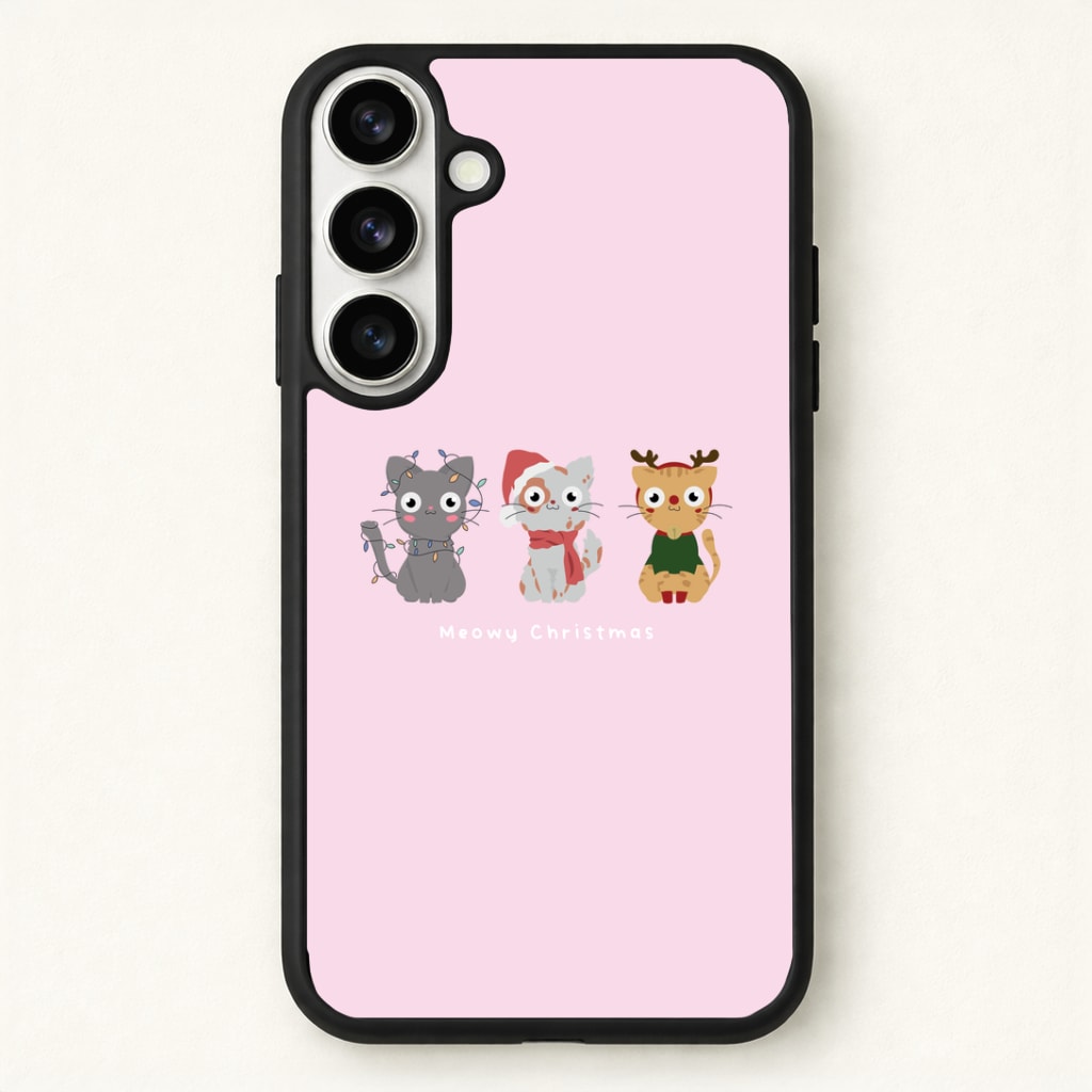 Meowy Christmas Phone Case - Galaxy S26 / Standard