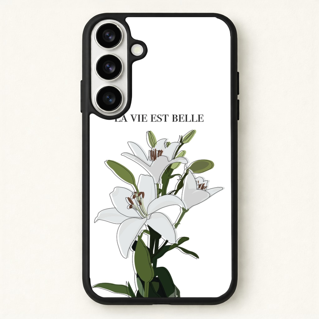 La Vie Est Belle - Clean Girl Aesthetic Phone Case - Galaxy S26 / Standard