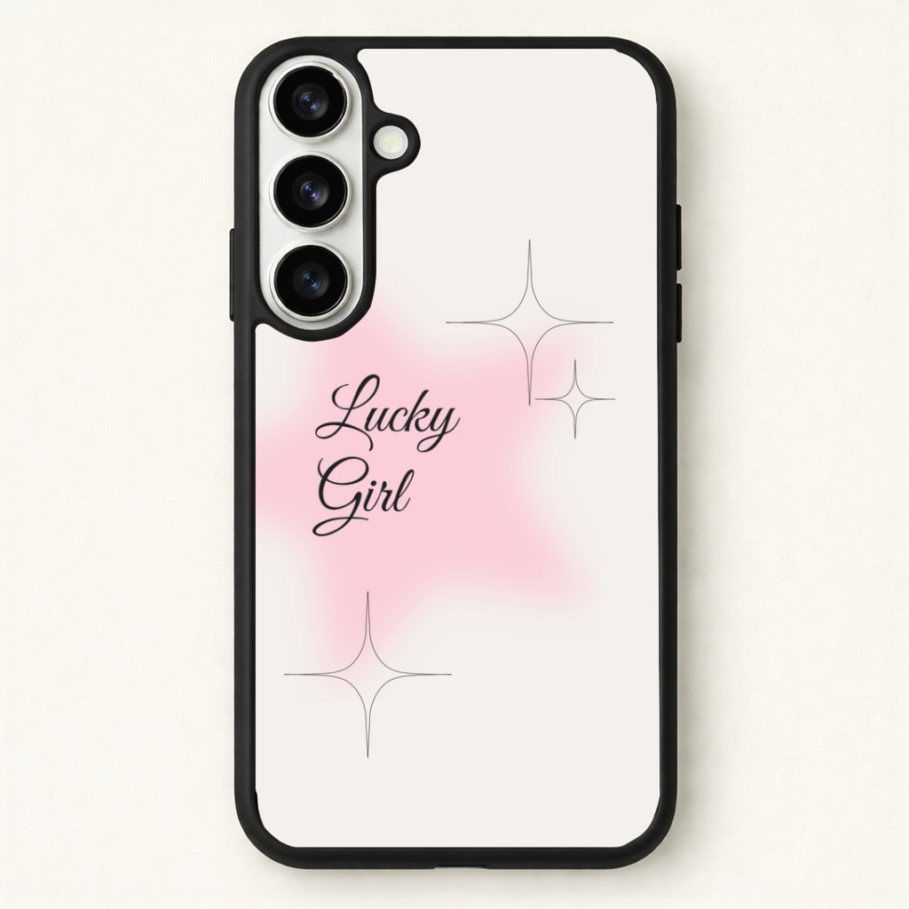 Lucky Girl - Clean Girl Aesthetic Phone Case - Galaxy S26 / Standard