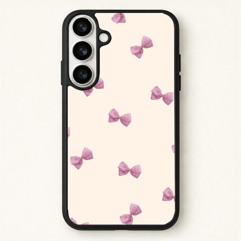 Pink Coquette Bows Phone Case - Galaxy S26 / Standard