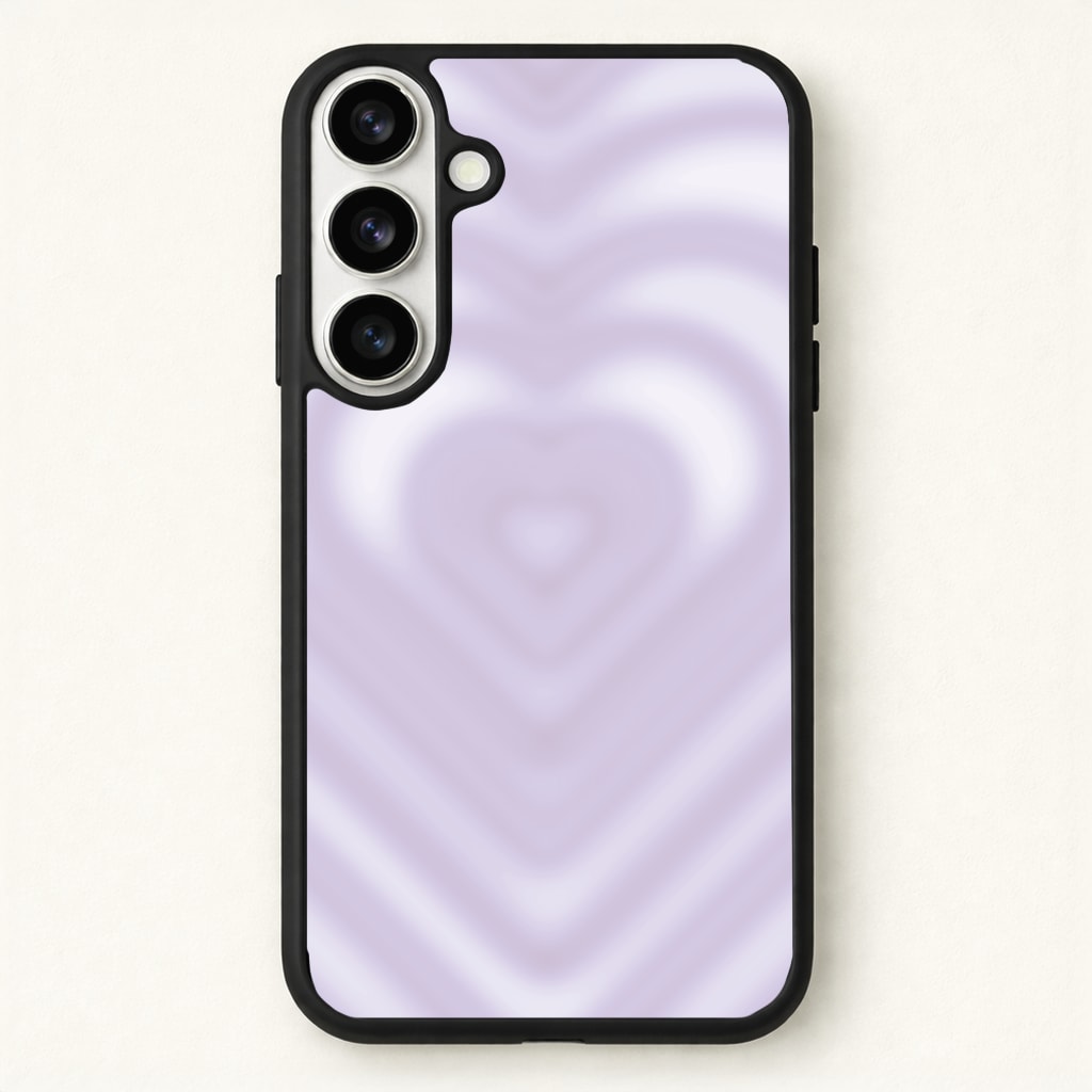 Drippy Love Heart Purple Phone Case - Galaxy S26 / Standard