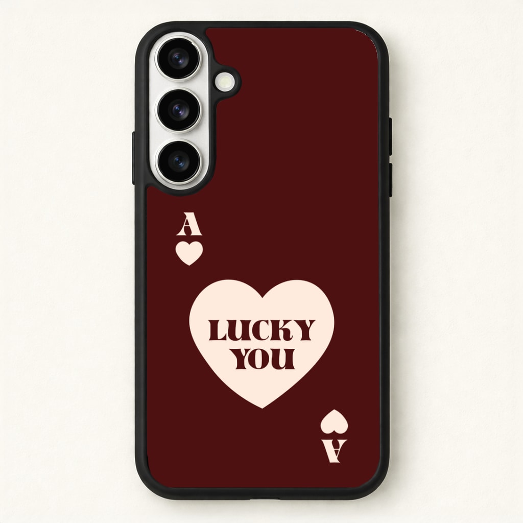 Ace Of Hearts Lucky You Phone Case - Galaxy S26 / Standard
