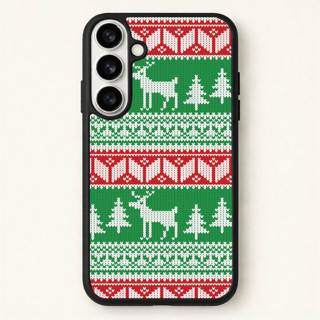 Christmas Jumper Pattern Christmas Phone Case - Galaxy S26 / Standard