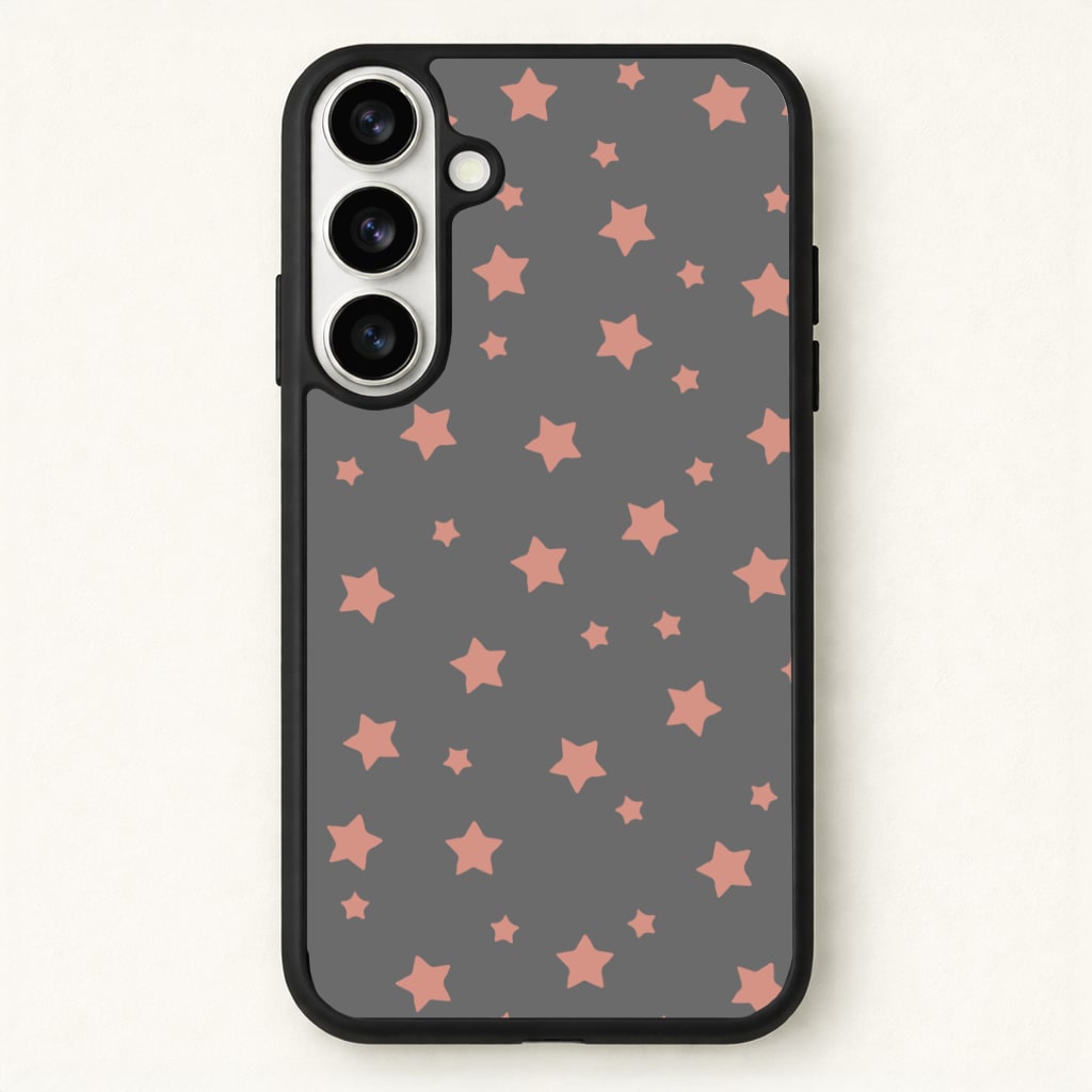 Rose Gold Star Pattern Phone Case - Galaxy S26 / Standard