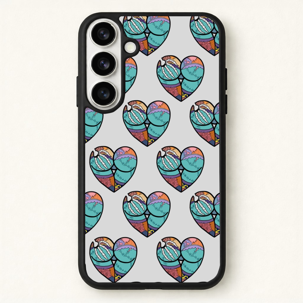 Sally And Jack Heart Pattern - TNBC Phone Case - Galaxy S26 / Standard