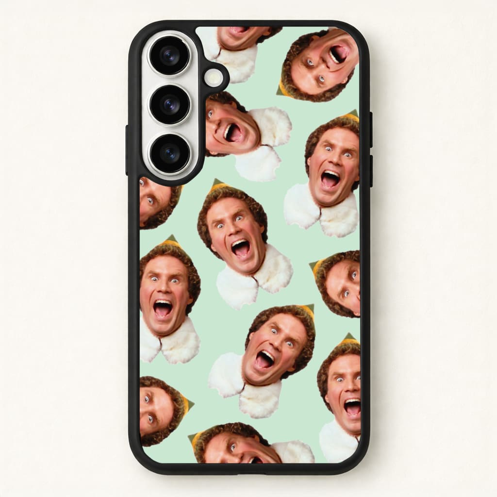 Green Elf Face - Christmas Phone Case - Galaxy S26 / Standard