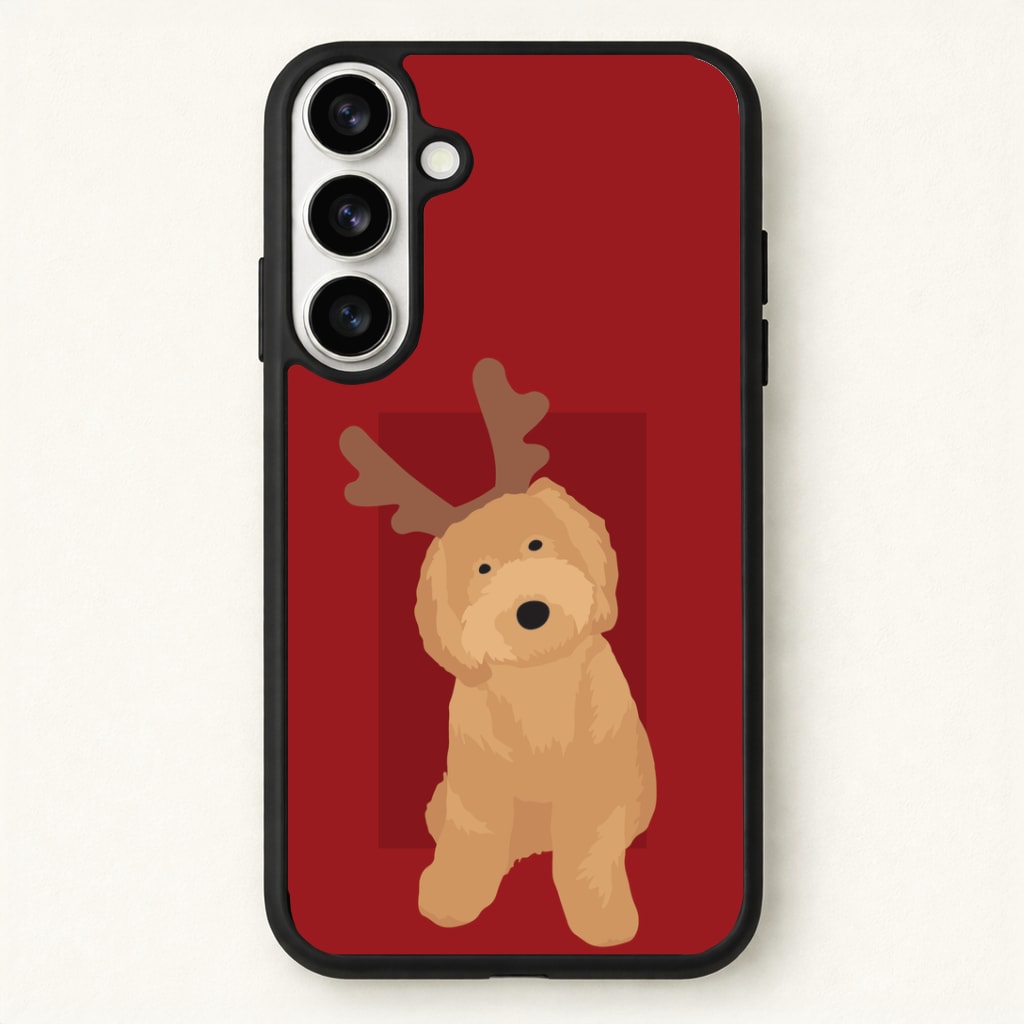 Dog Christmas Ears Phone Case - Galaxy S26 / Standard