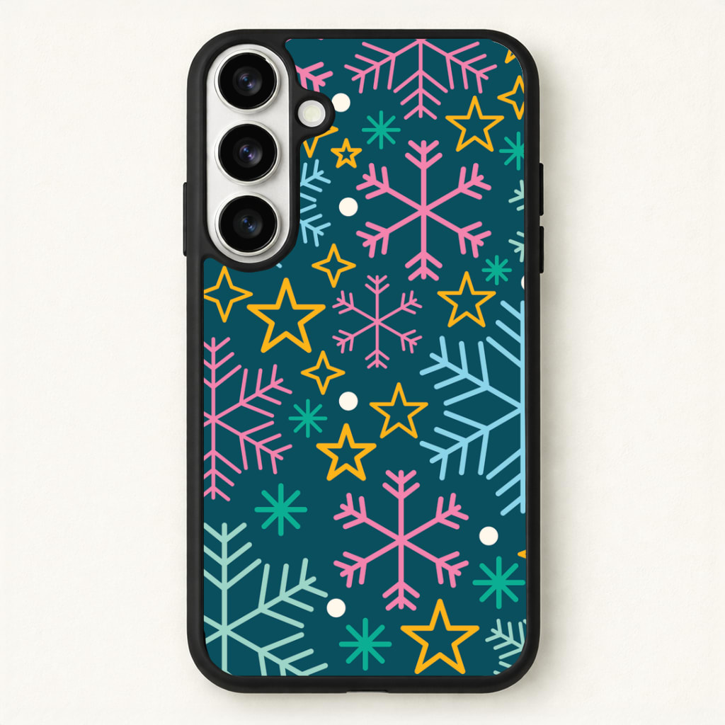 Colourful Christmas Symbols Pattern Phone Case - Galaxy S26 / Standard
