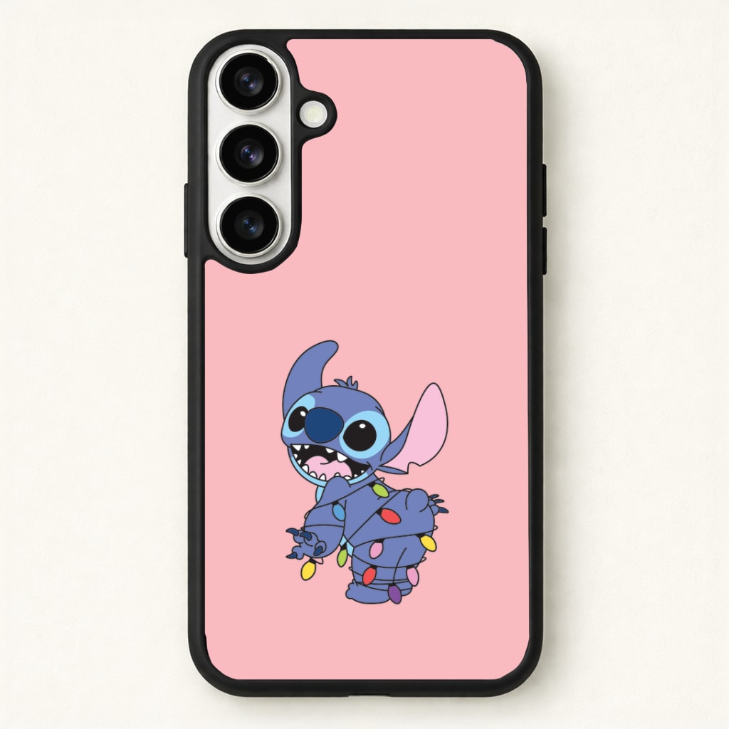 Cute Blue Alien Fairylights Phone Case - Galaxy S26 / Standard