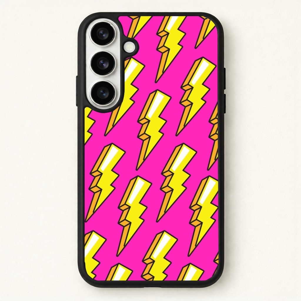 Pop Art Lightning Phone Case - Galaxy S26 / Standard
