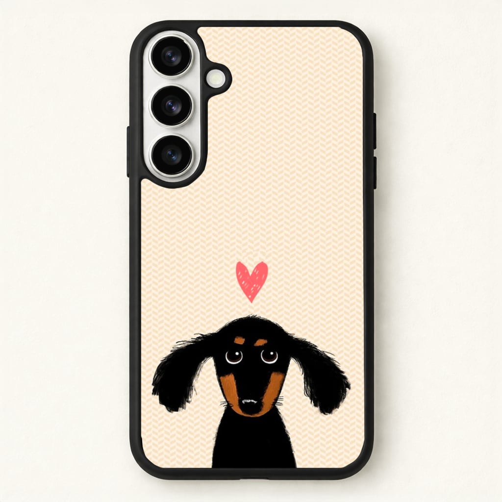 Dachshund Puppy Love Phone Case - Galaxy S26 / Standard