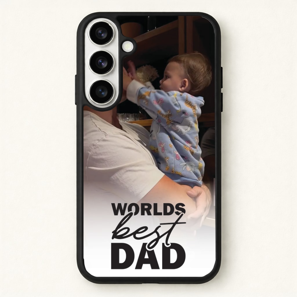 World's Best Dad Personalised Phone Case - Galaxy S26 / Standard