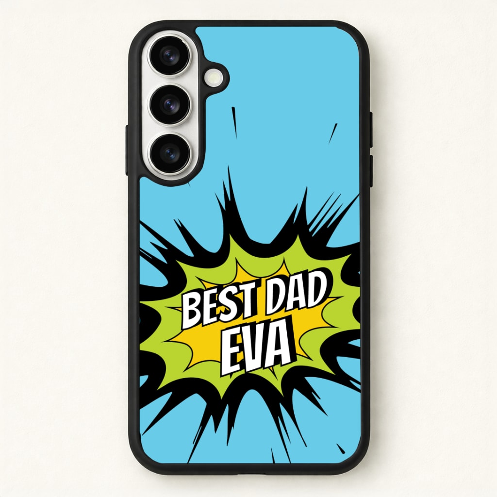 Comic Book Best Dad Eva Phone Case - Galaxy S26 / Standard