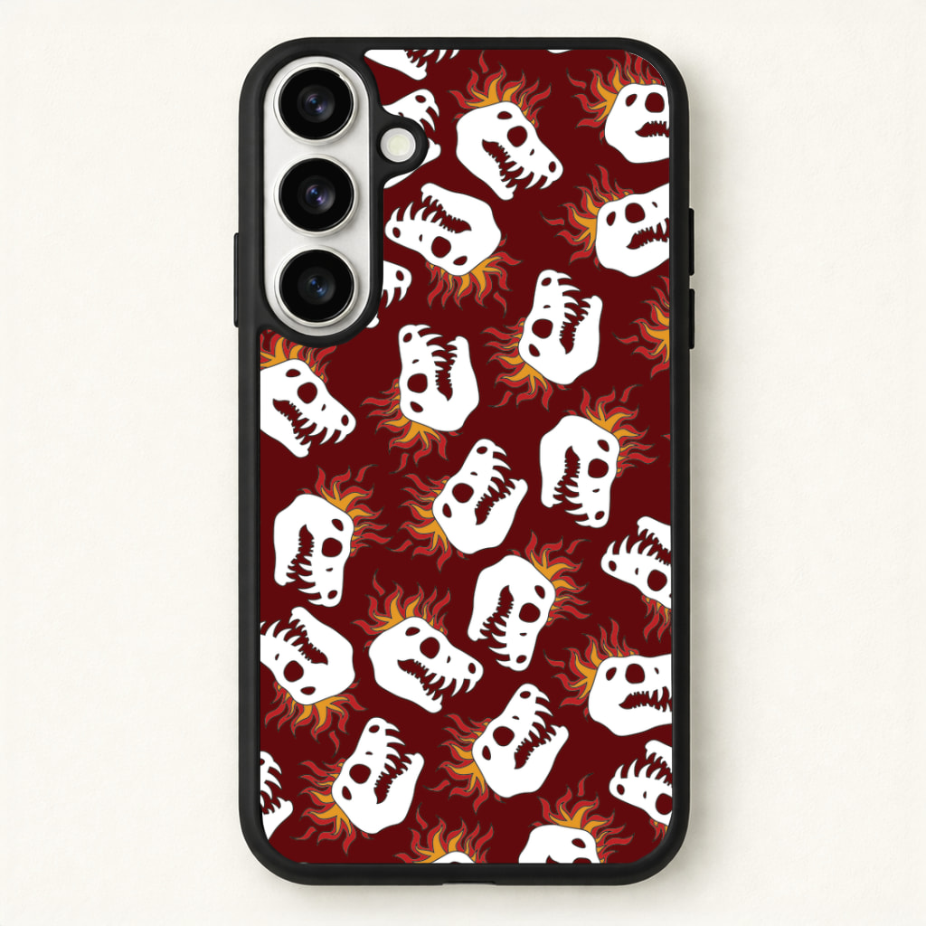 Bone Pattern - Dinosaurs Phone Case - Galaxy S26 / Standard