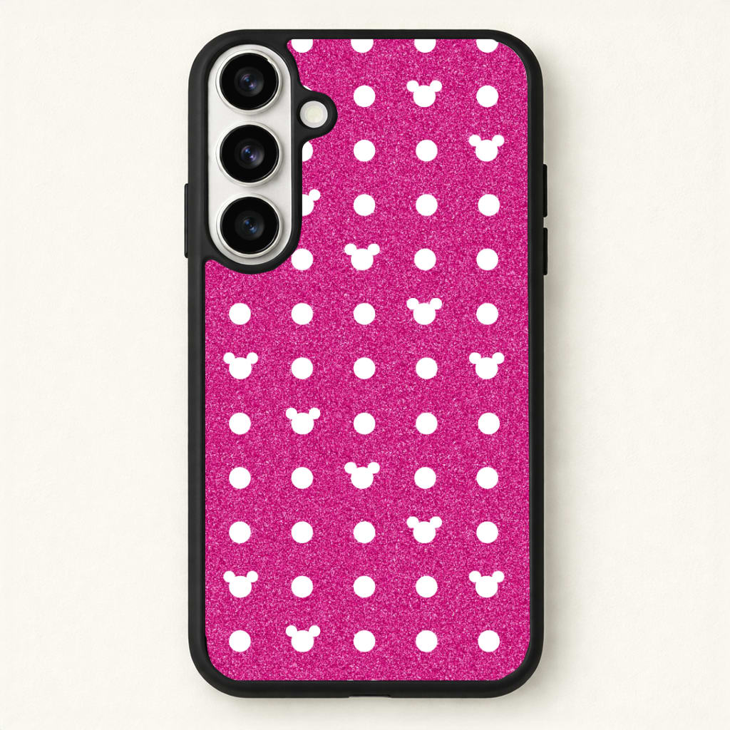 Mickey Polkadot Pink Fairytale Phone Case - Galaxy S26 / Standard