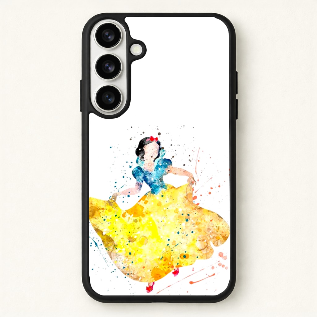 Watercolour Snow White Fairytale Phone Case - Galaxy S26 / Standard