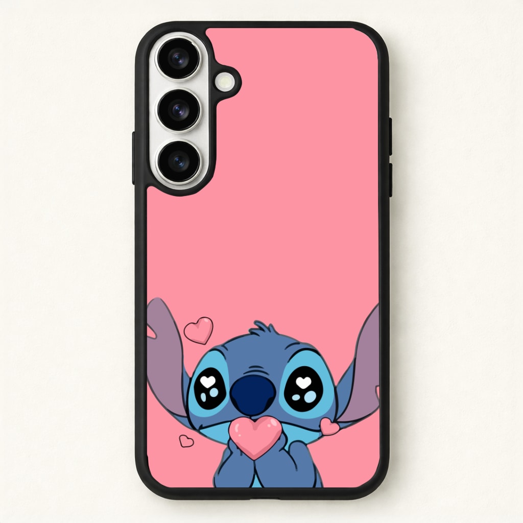 Cute Alien Blue Phone Case - Galaxy S26 / Standard